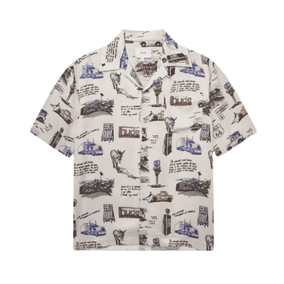 Highway-one-button-up-T-Shirt Highway one button-up T Shirt