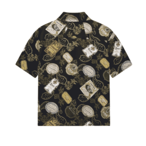 vin bandana print button-up T Shirt