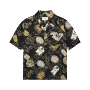 vin bandana print button-up T Shirt