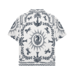 Regista tile print button up T Shirt