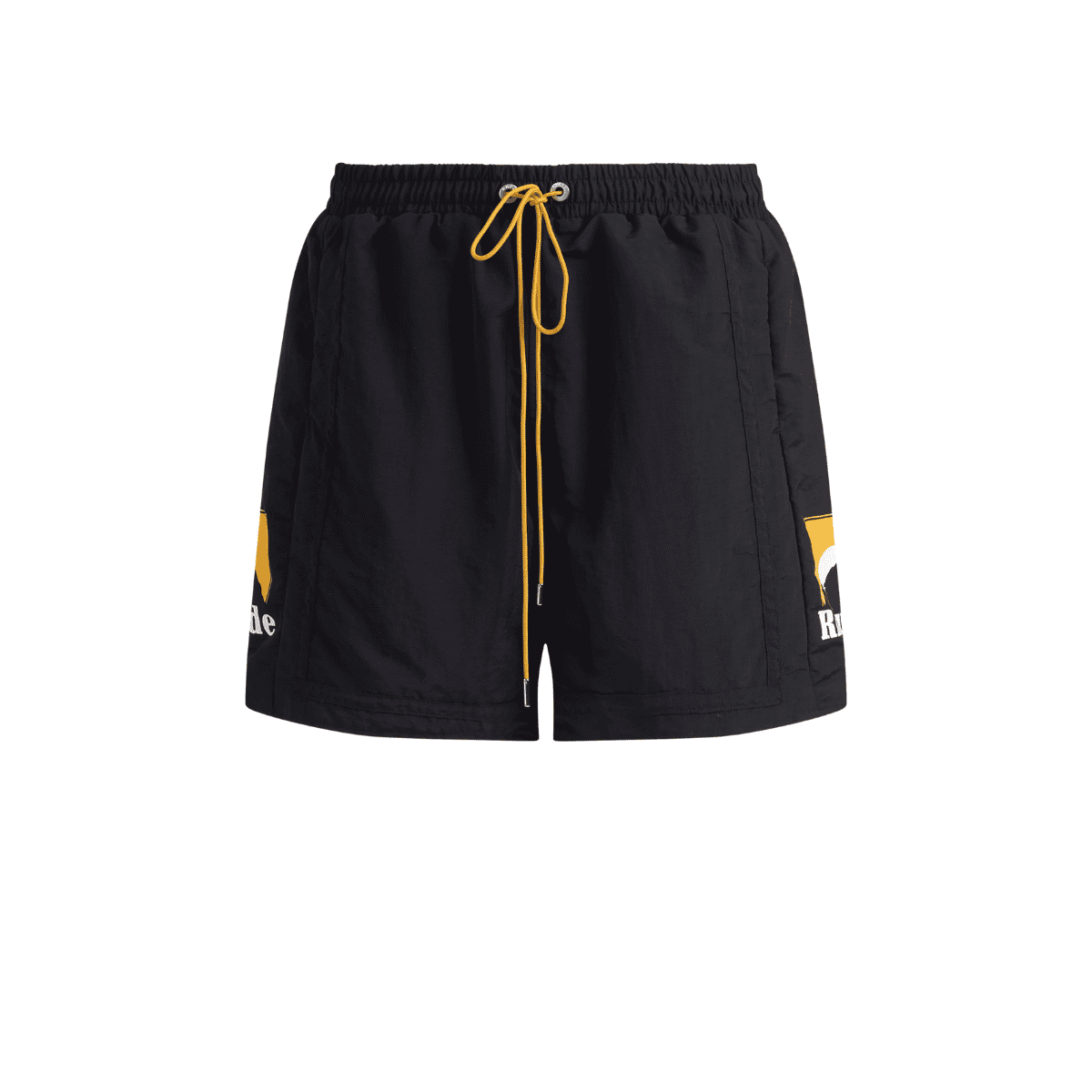 Rhude-Bermuda-Shorts-in-Black-Nylon Rhude Bermuda Shorts in Black Nylon