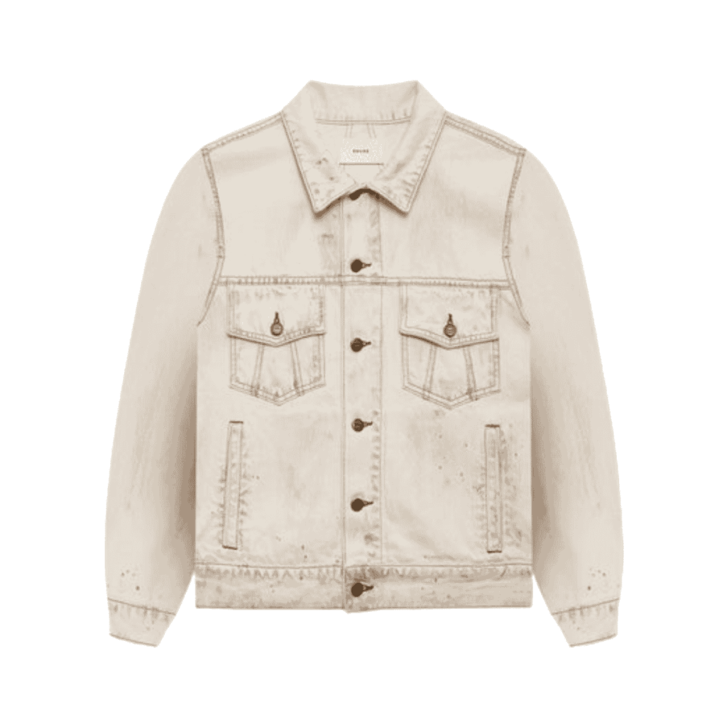 Rhude drop-neck denim trucker jacket