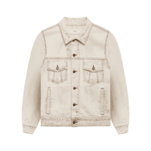 Rhude drop-neck denim trucker jacket