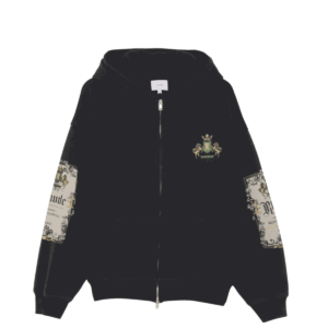 Rhude graphic print zip-up hoodie