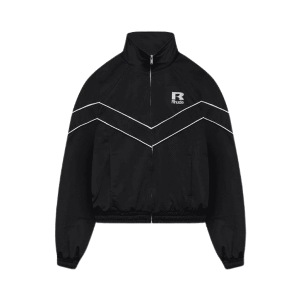 Rhude mesh piping raglan track jacket